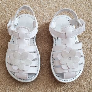 Size 4 Carters White Sandals